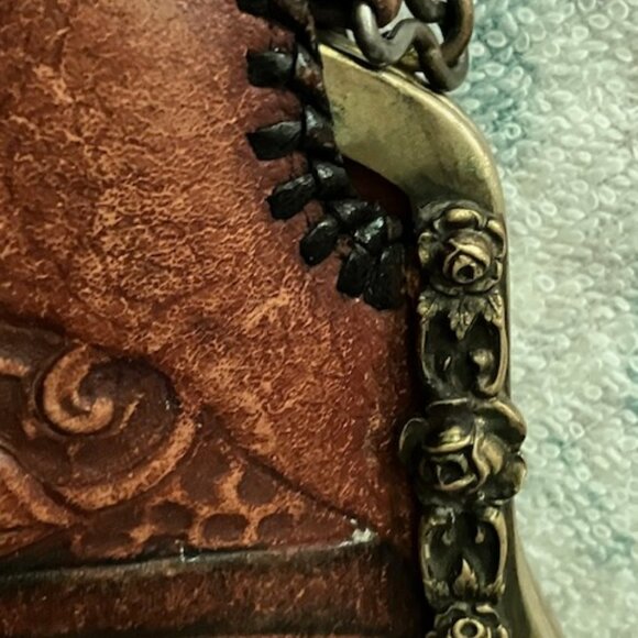 Vintage 1926 Nocona Leather Purse - Picture 3 of 11